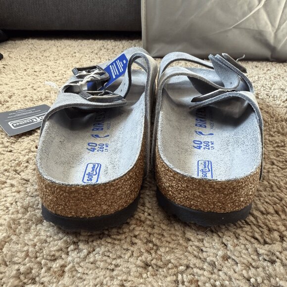 Birkenstock Arizona Soft Footbed in  Basalt Gray Tonal - Picture 3 of 4